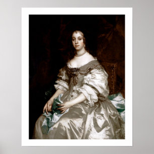 Póster Catherine de Braganza de sir Peter Lely