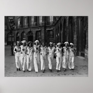 Póster Catherinettes rue de la Paix Paris Francia 1932