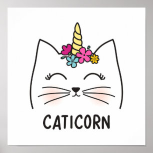 Póster Caticorn
