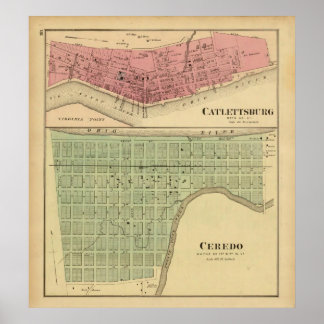 Póster Catlettsburg, Virginia Occidental