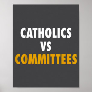 Póster Católicos Vs Comités