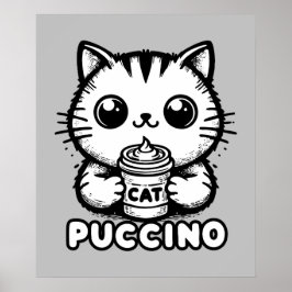 Póster Catpuccino 1