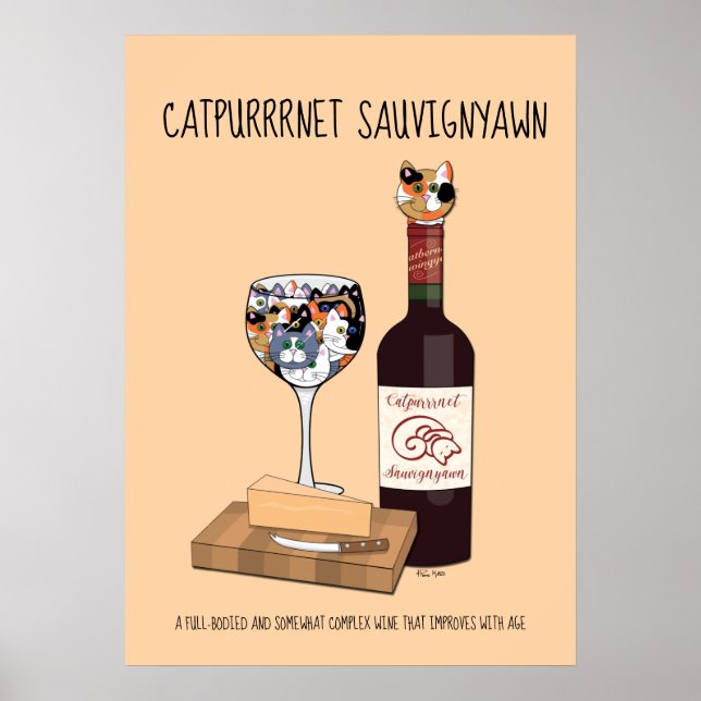 Póster Catpurrnet Sauvigyawn (Frente)