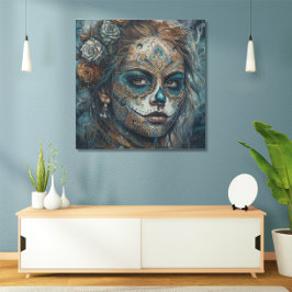 Póster Catrina Azul