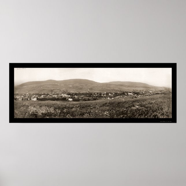 Póster Catskill Mts Hunter NY Photo 1898 (Frente)