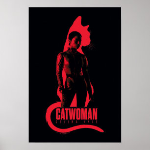 Póster Catwoman Selina Kyle Cat Silhouette