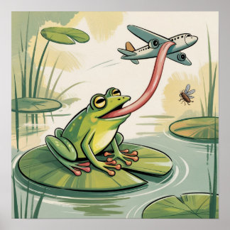 PÓSTER CAUGHT A BIGGER ONE BY ACCIDENT 