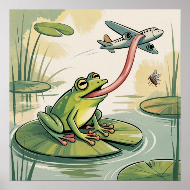 PÓSTER CAUGHT A BIGGER ONE BY ACCIDENT  (Frente)