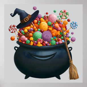 Póster Cauldrón De Giggle & Gummies