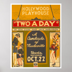 Póster CavalcadeVaudeville1938 WPA