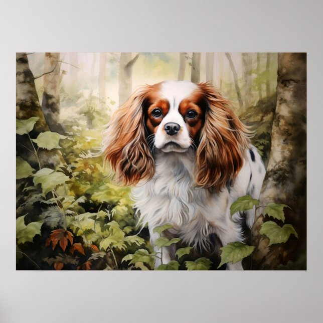 Póster Cavalier King Charles Spaniel (Frente)