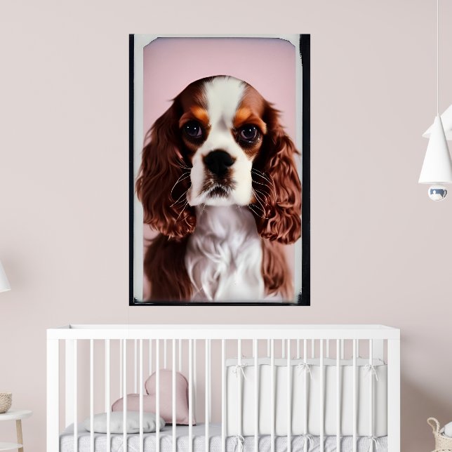 Póster cavalier king charles spaniel AI7 (Guardería 2)