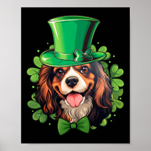 Póster Cavalier King Charles Spaniel divertido del día de