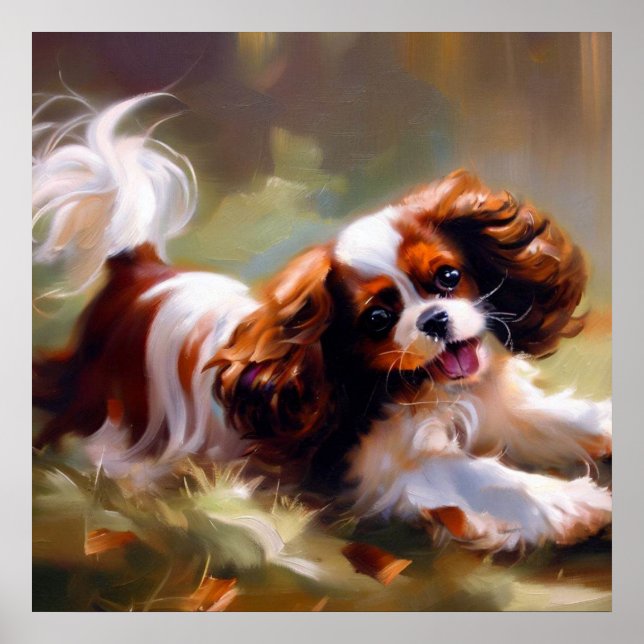 Póster Cavalier King Charles Spaniel Dog (Frente)