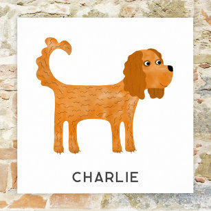 Póster Cavalier King Charles Spaniel Dog Personalizado