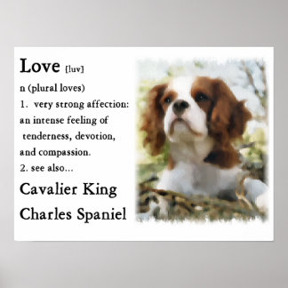 Póster Cavalier King Charles Spaniel Gifts