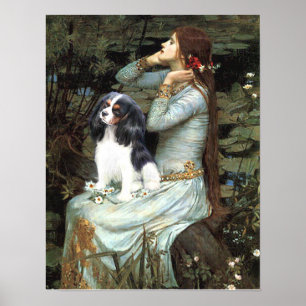 Póster Cavalier King Charles (tricolor) - Ophelia Seed
