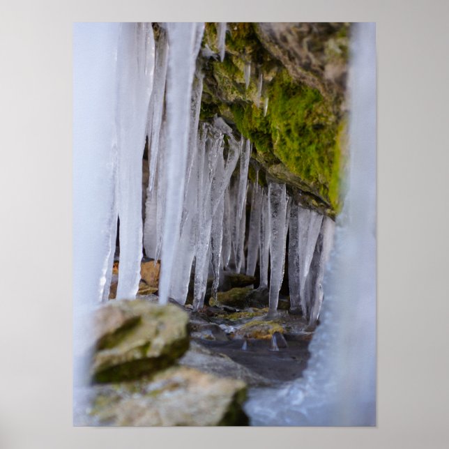 Póster Cave Icicles (Frente)