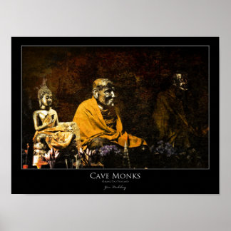 Póster Cave Monks