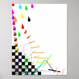 Póster Cayendo En Su Lugar