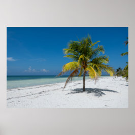 Póster Cayo Blanco Beack en Cuba