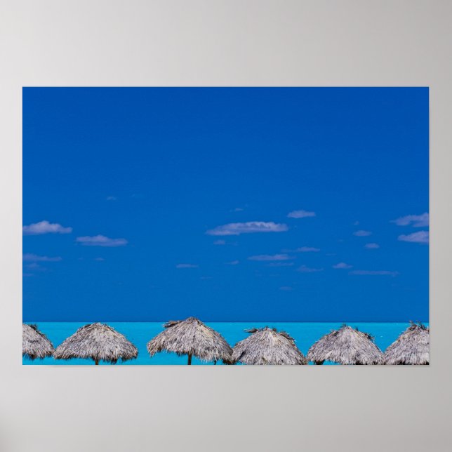 Póster Cayo Santa María, Villa Clara, Cuba (Frente)