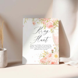 Póster Caza De Anillo De Ducha De Novias De Petales Y Pro