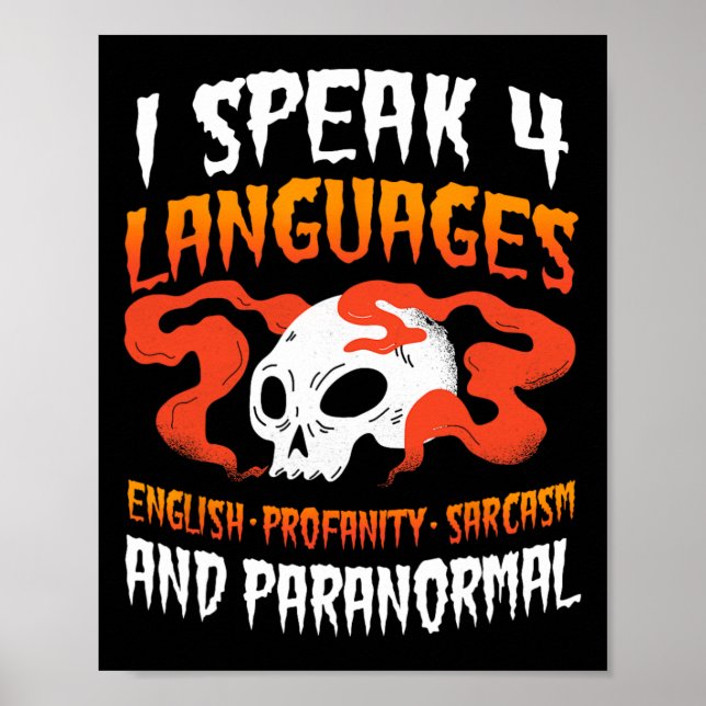 Póster Caza de fantasma paranormal Evp Spirit Hunt Ha (Frente)