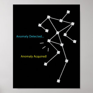 Póster Caza De Fantasma Sls Detectada Anomaly - Paranor F