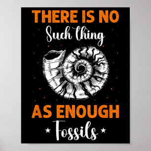 Póster Caza de fósiles Esenciales de Caza