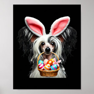 Póster Caza de huevos de pascua de perro de chiripa