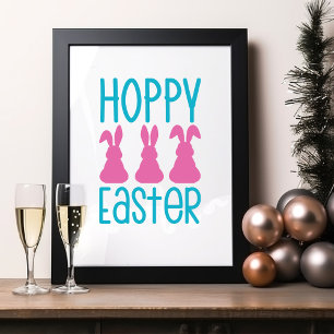 Póster Caza de huevos de Pascua - Dios