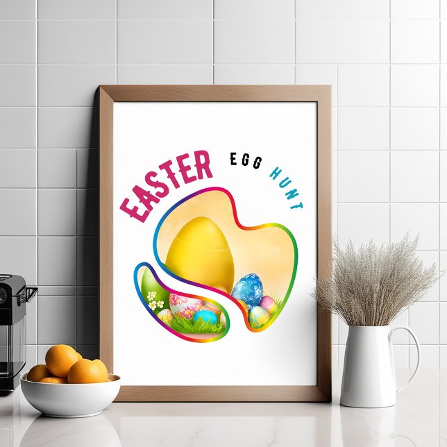 Póster Caza de huevos de Pascua - ¡Feliz Pascua! (Subido por el creador)