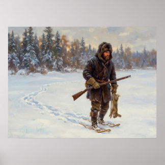 Póster Caza de invierno