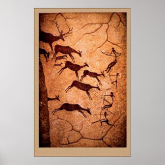 Póster Caza de Lascaux Stag