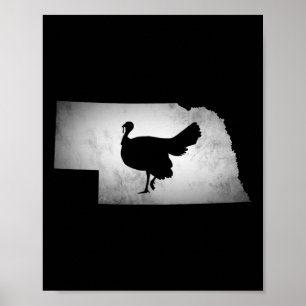 Póster Caza de Nebraska Turquía