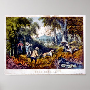 Póster Caza de osos