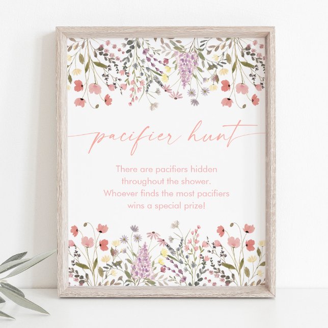 Póster Caza de Pacificadores Baby Shower de Flor Silvestr (Subido por el creador)