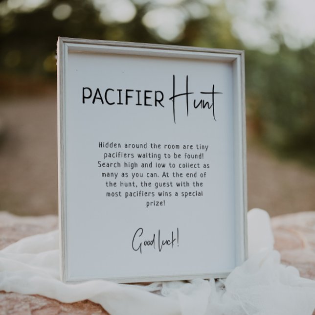 Póster Caza de Pacificadores Neutrales Baby Shower Modern (Subido por el creador)