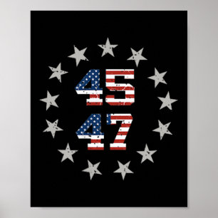 Póster Caza De Patos Trump Camo Hola Temporada De Caza Es