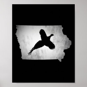 Póster Caza de Pheasant Iowa
