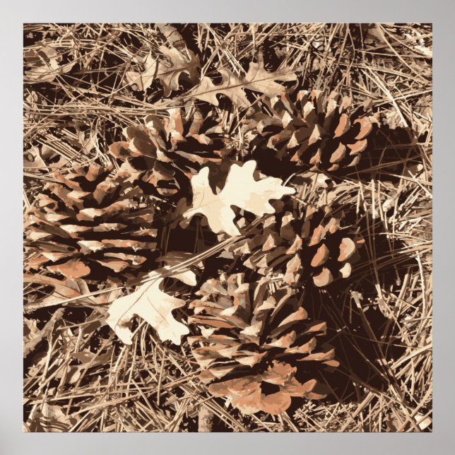 Póster Caza de regalos de camuflaje de camo para cazadore (Frente)