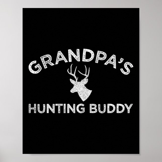 Póster Caza de venados divertidos por el abuelo (Frente)