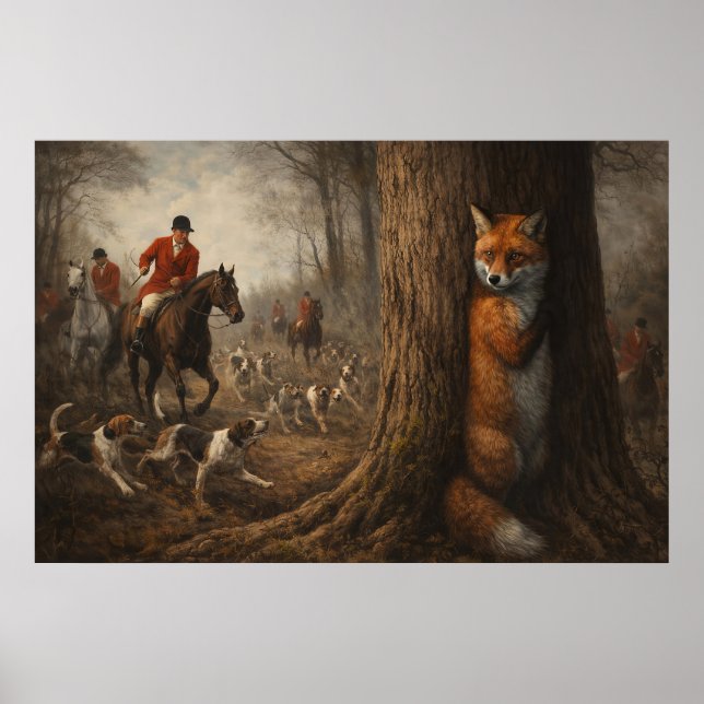 Póster Caza de Zorros (Frente)