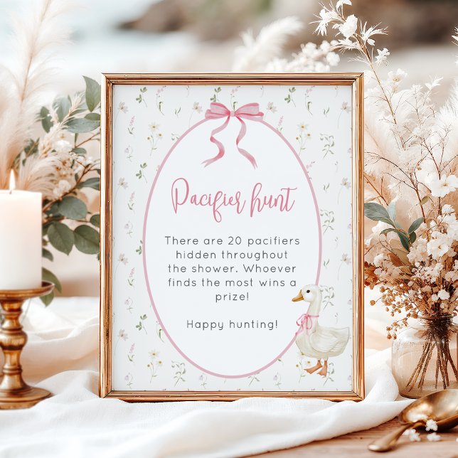 Póster Caza del Pacificador Baby Shower Chica de Silly Go (Subido por el creador)