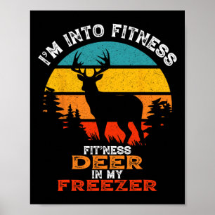 Póster Caza divertida de ciervos Estoy en aptitud deer Fr