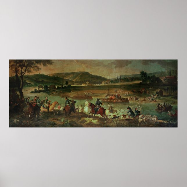 Póster Caza en el bosque de Compiegne (Frente)