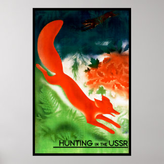 Póster Caza en la URSS