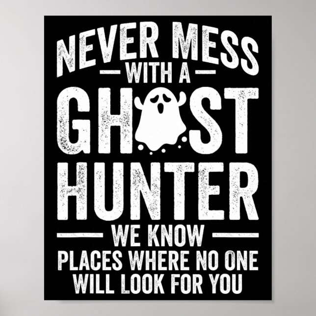 Póster Caza Evp Paranormal Fantasma Aventuras 2 (Frente)