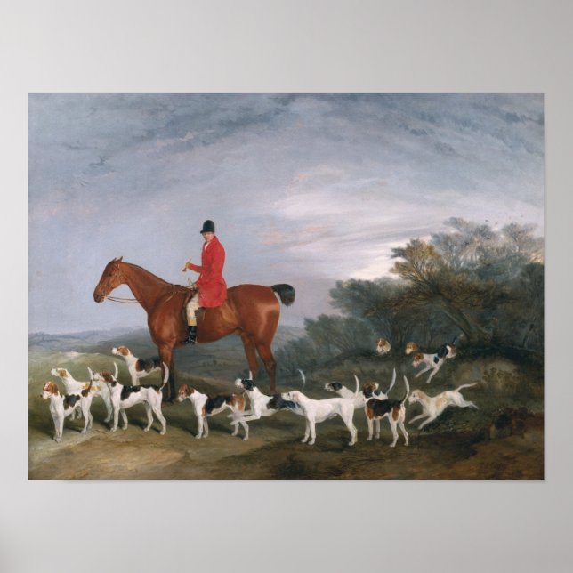 Póster Caza fuera, 1841 (Frente)